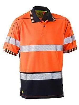 Bisley Workwear Taped Hi Vis Polyester Mesh Polo BK1219T Metro Workwear.